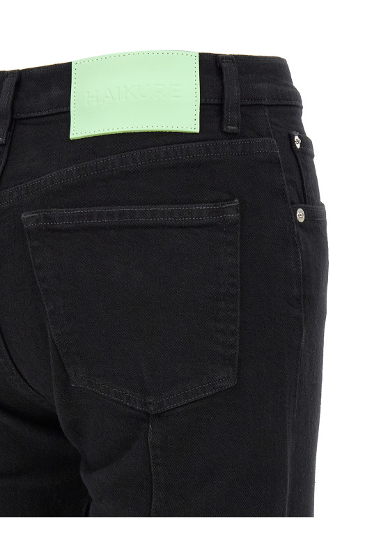 'Chewy' jeans with back vents Black