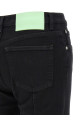 'Chewy' jeans with back vents Black