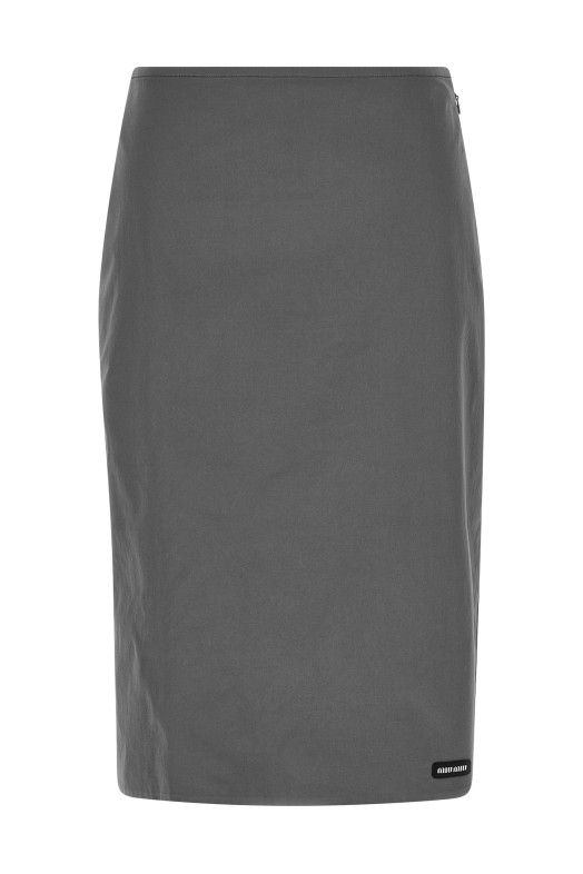 Sheath skirt Gray