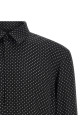 Micro-print shirt Black