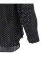 Micro-print shirt Black