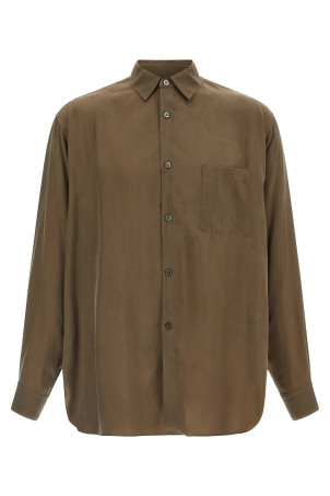 Shirt with pocket Brown