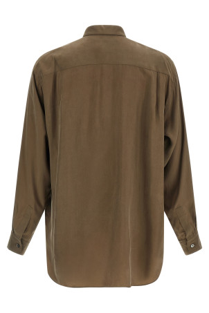 Shirt with pocket Brown