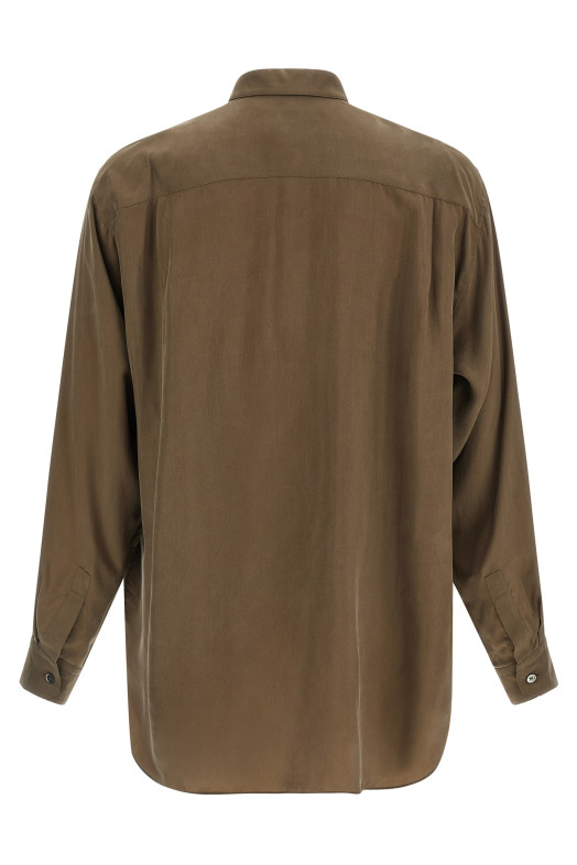 Shirt with pocket Brown