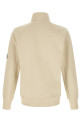 'Diagonal Raised' sweatshirt with lens detail Beige