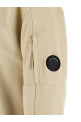 'Diagonal Raised' sweatshirt with lens detail Beige