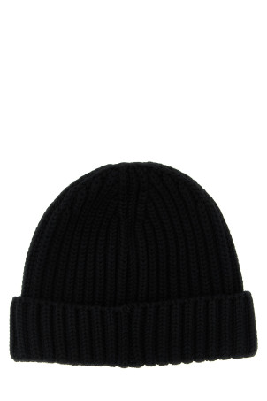 Logo triangle beanie Black