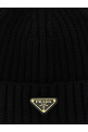 Logo triangle beanie Black