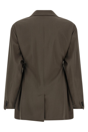 Blazer with laces Brown