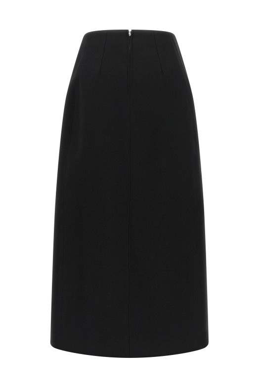 'Skirt 158' slit skirt  Black