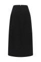 'Skirt 158' slit skirt  Black