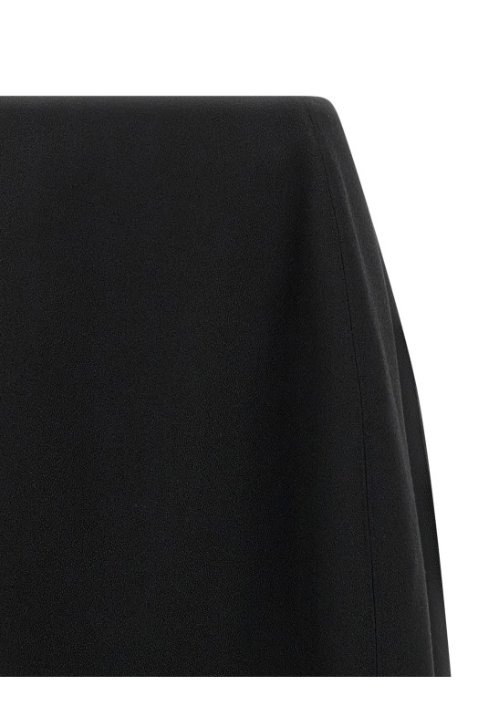 'Skirt 158' slit skirt  Black
