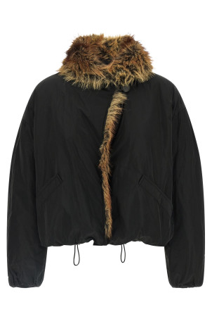 'Charone' short parka  Black