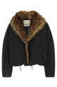 'Charone' short parka  Black