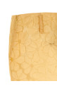 Straight skirt with floral pattern Yellow
