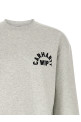 'Arch Script' embroidery sweatshirt Gray