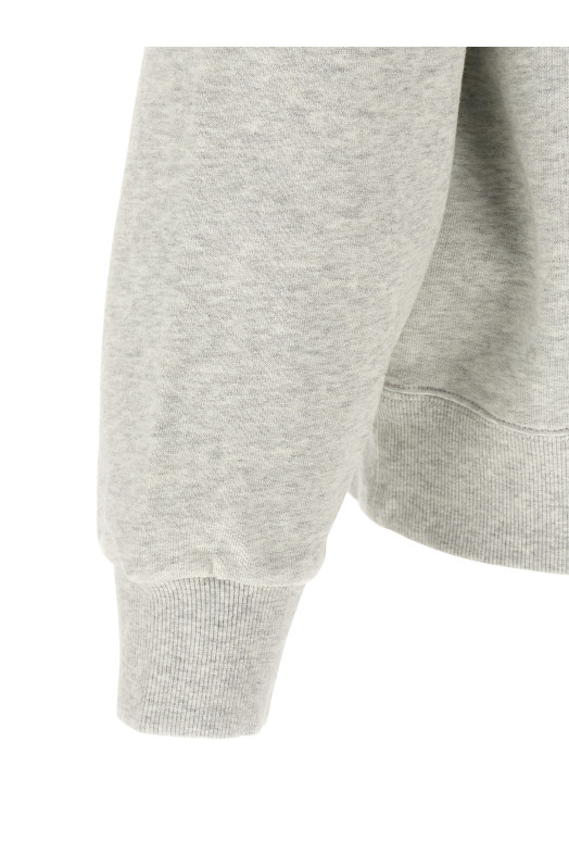 'Arch Script' embroidery sweatshirt Gray