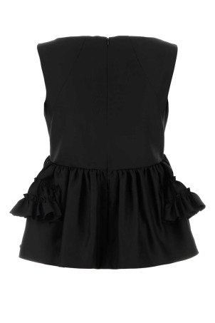 Black wool blend  Casey top DRIES VAN NOTEN (2610107073305)