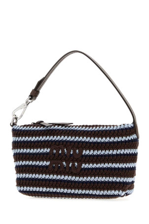 Embroidered crochet shoulder bag MIU MIU (5NE8412IH7)