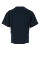 Navy blue cotton and modal t-shirt SAINT LAURENT (798933Y37RY)