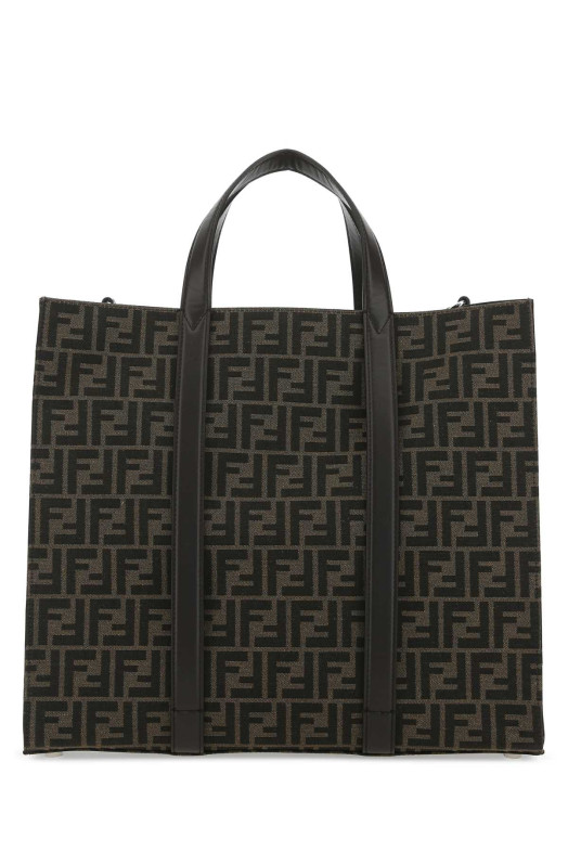 Embroidered canvas shopping bag FENDI (7VA390AG0M)
