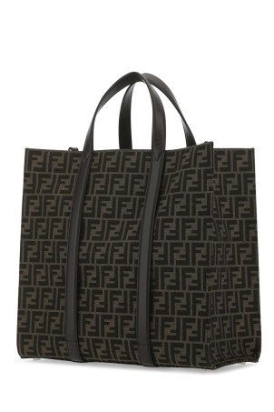 Embroidered canvas shopping bag FENDI (7VA390AG0M)