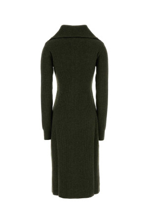 Olive green wool blend Utility cardigan ZIMMERMANN (9555TF261)