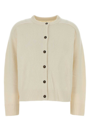 Ivory wool blend Aidar cardigan Beige LOULOU DE SAISON (AIDARLDS)
