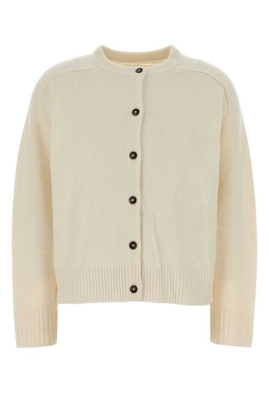 Ivory wool blend Aidar cardigan Beige LOULOU DE SAISON (AIDARLDS)