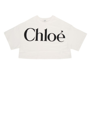 SHORT SLEEVES TEE-SHIRT White CHLOE KIDS (C21305)