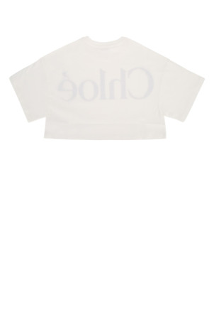 SHORT SLEEVES TEE-SHIRT White CHLOE KIDS (C21305)
