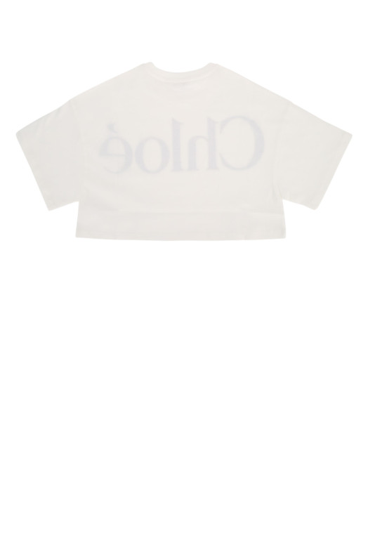 SHORT SLEEVES TEE-SHIRT White CHLOE KIDS (C21305)