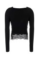 Black cashmere cardigan ERMANNO SCERVINO (D492N301APPYU)