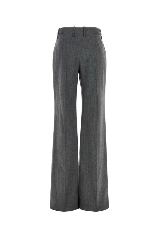 Dark grey stretch wool palazzo pant ERMANNO SCERVINO (D496P301YAX)