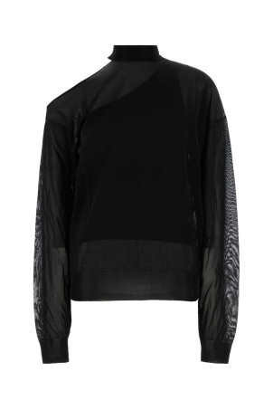 Black viscose sweater Black FENDI (FZXF68B1ID)