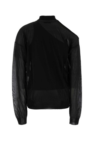Black viscose sweater Black FENDI (FZXF68B1ID)