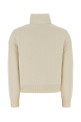 Ivory knit and polyester cardigan MONCLER (L20939B00041M4281)