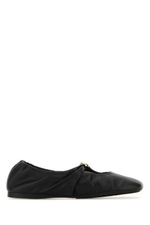 Black nappa leather Pebble ballerinas Black LOEWE (L815466X46)