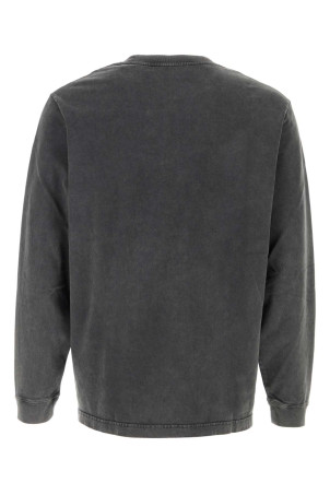 Charcoal cotton t-shirt MAISON KITSUNE (PM00119KJBIT7)