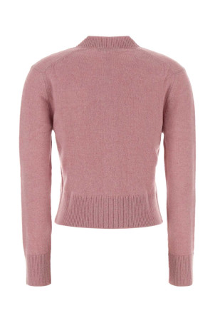Pink wool cardigan MAISON KITSUNE (PW00506KT1006)