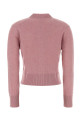 Pink wool cardigan MAISON KITSUNE (PW00506KT1006)