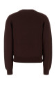 Chocolate wool sweater MAISON KITSUNE (PW00801KT1181)