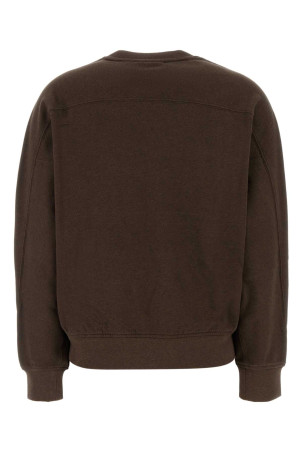 Brown cotton sweatshirt MAISON KITSUNE (QW00303KM0342)