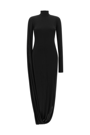 Draped dress Black