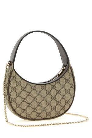 'Ophidia piccola' shoulder bag  Beige
