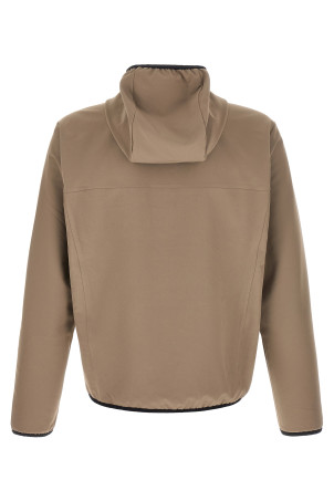 'Litewear' hooded jacket Beige