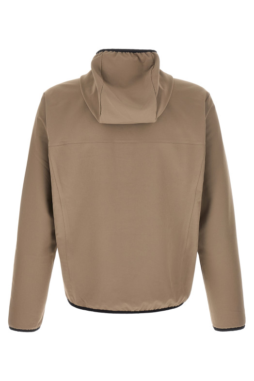 'Litewear' hooded jacket Beige