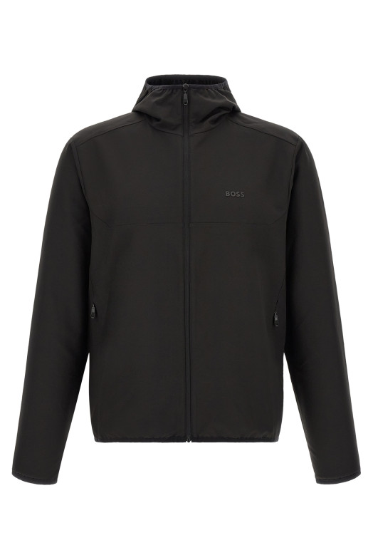 'Litewear' hooded jacket Black