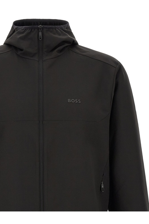 'Litewear' hooded jacket Black