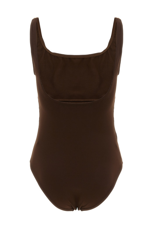 'Asia' one-piece swimsuit Brown